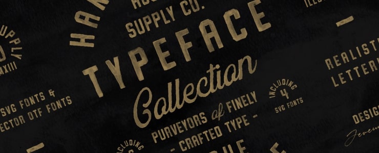 Letras y tipografias vintage